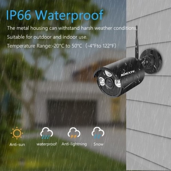 1080P Wireless WiFi Security Cameras System