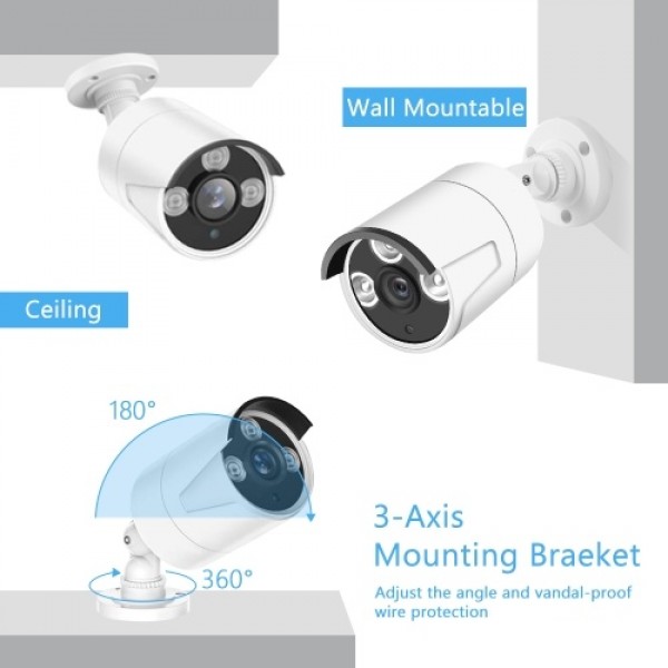 2.0MP 1080P Analog Camera Pal System