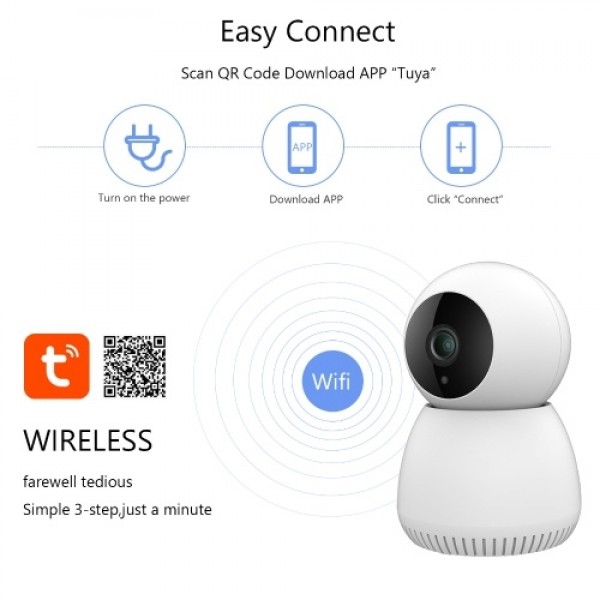 1080P HD WiFi wireless Security Camera