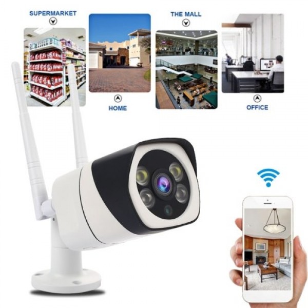 1080P HD Wireless Camera Dual Light Source Waterproof Voice Intercom Night Vision Camera AI Motion Detection