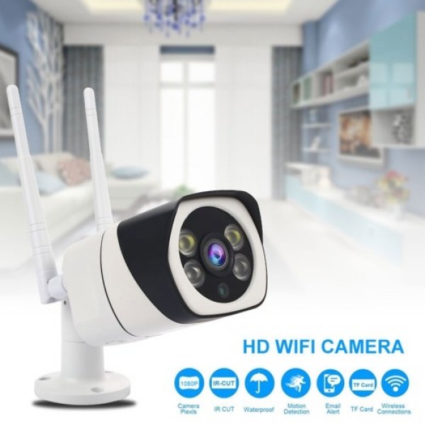 1080P HD Wireless Camera Dual Light Source Waterproof Voice Intercom Night Vision Camera AI Motion Detection