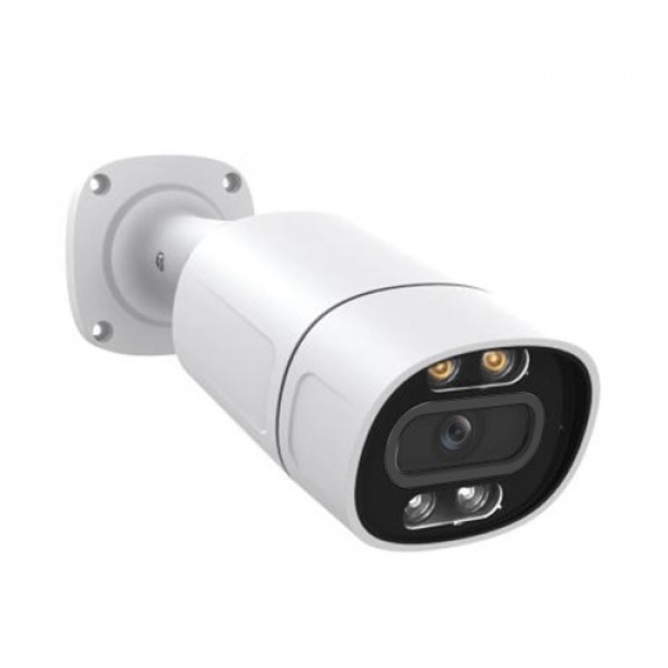 3MP Outdoor IP Surveillance Bullet Camera with IR Night Vision, 2-Way Audio, Motion Detection, Remote Monitoring, IP66 Waterproo