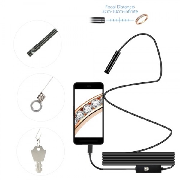 5.5MM 6 LED Lens Endoscope