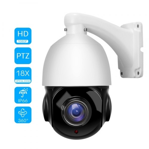 PTZ Camera Outdoor 2MP HD Security POE Camera