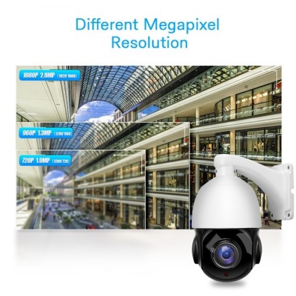 PTZ Camera Outdoor 2MP HD Security POE Camera