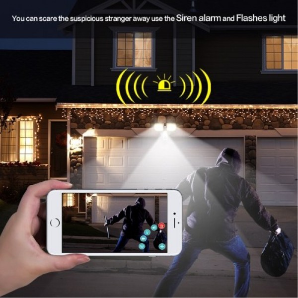 Outdoor Floodlight Security Camera