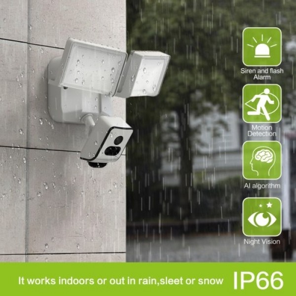 Outdoor Floodlight Security Camera