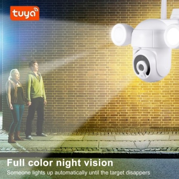 WiFi Camera Floodlight 3MP HD Outdoor Security Camera