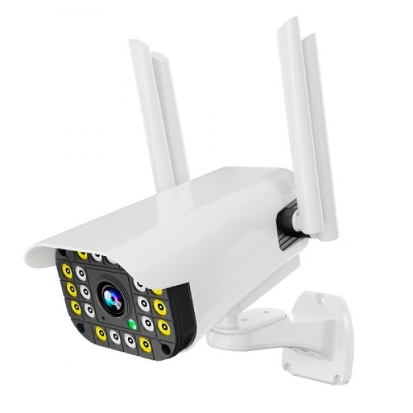 1080P Outdoor Rotatable Wireless Network PTZ Camera with 20 Lights