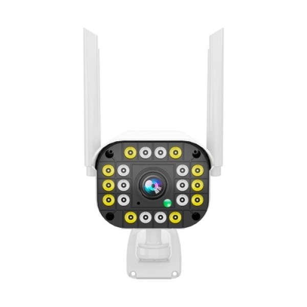 1080P Outdoor Rotatable Wireless Network PTZ Camera with 20 Lights