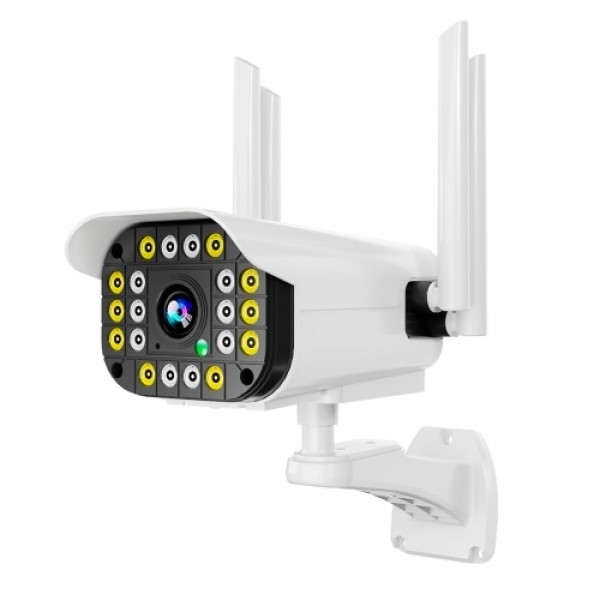 1080P Outdoor Rotatable Wireless Network PTZ Camera with 20 Lights