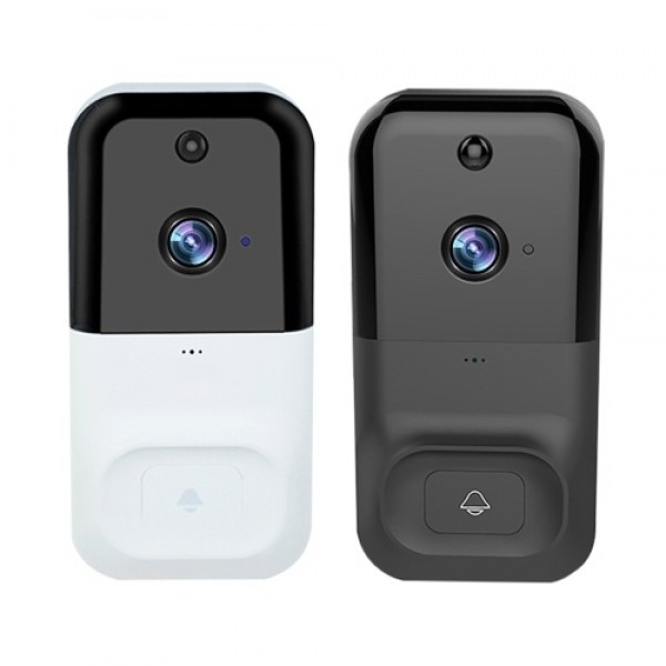 1080P Wireless WIFI Video Doorbell Security Camera with Night Vision Two-way Audio PIR Motion Detection Remote Access with 3pcs 