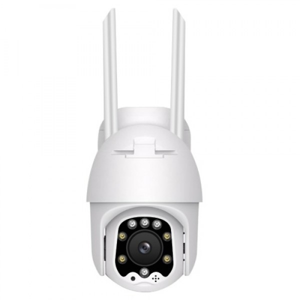 5MP PTZ IP Camera Outdoor Waterproof Wireless WiFi Security Camera Mini PTZ WiFi Camera with Night Vision, Two-Way Audio, Sound/