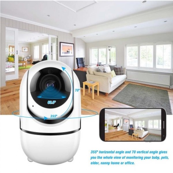 1080P Home Indoor Security Camera 2MP Wireless WiFi Surveillance Camera with Night Vision Motion Detection Remote Access Two-way