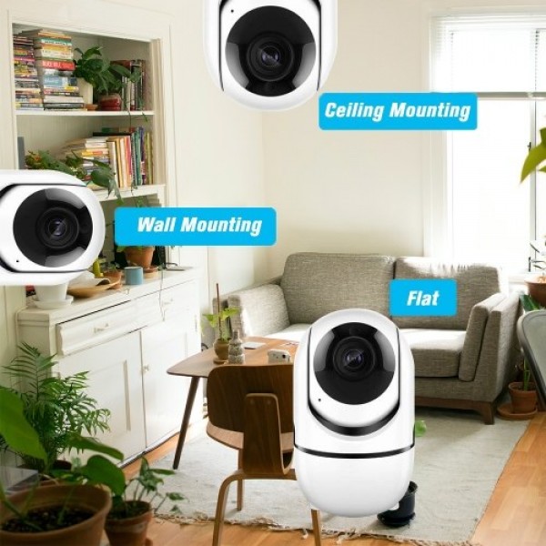 1080P Home Indoor Security Camera 2MP Wireless WiFi Surveillance Camera with Night Vision Motion Detection Remote Access Two-way