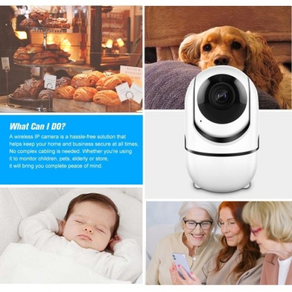 1080P Home Indoor Security Camera 2MP Wireless WiFi Surveillance Camera with Night Vision Motion Detection Remote Access Two-way