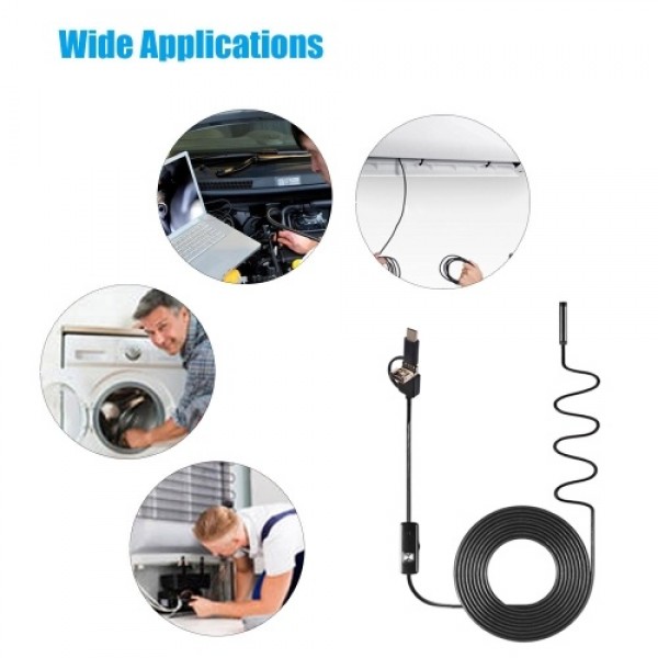 3-in-1 Industrial Endoscope (1m)