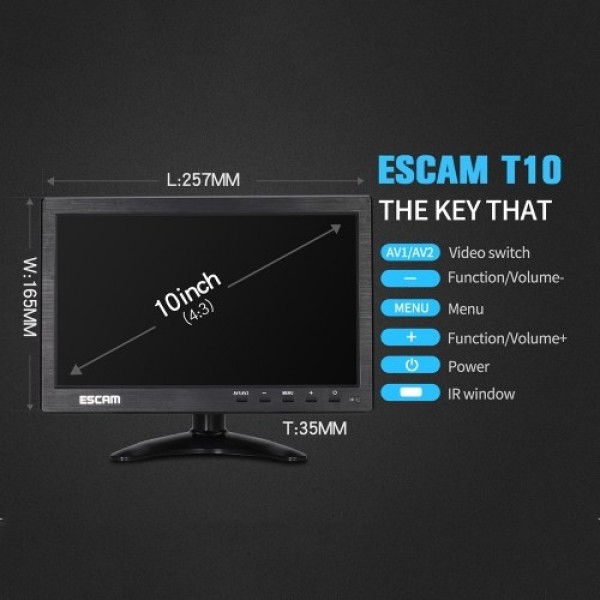 10-inch TFT LCD Monitor