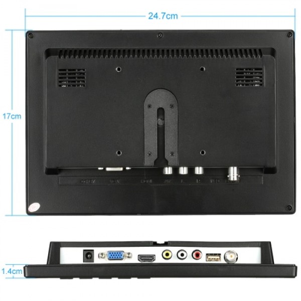 10.1” HD 1280*800 LED IPS Monitor