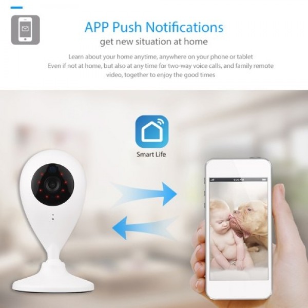 WiFi Smart IP Camera 720P 100W High Resolution Home Camera