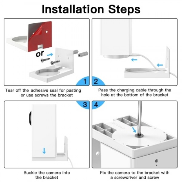 1PCS Compatible with Wyze Cam Pan Camera Wall Mount Base Holder