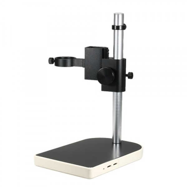 CCD Industrial Camera Holder 41mm Adjsutable Upper and Down Regulation Digital Industry Lab Microscope Lens Table Stand Dual Rin