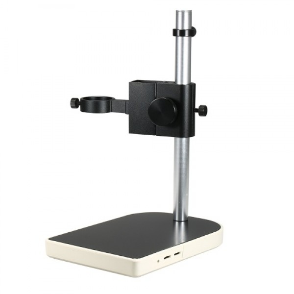 CCD Industrial Camera Holder 41mm Adjsutable Upper and Down Regulation Digital Industry Lab Microscope Lens Table Stand Dual Rin