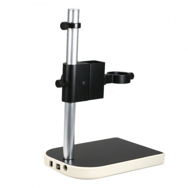 CCD Industrial Camera Holder 41mm Adjsutable Upper and Down Regulation Digital Industry Lab Microscope Lens Table Stand Dual Rin