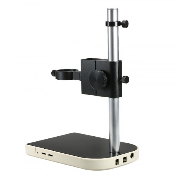 CCD Industrial Camera Holder 41mm Adjsutable Upper and Down Regulation Digital Industry Lab Microscope Lens Table Stand Dual Rin