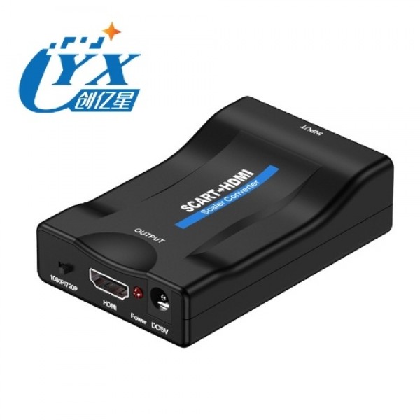 High Definition SCART To HDMI Broom Head Video Transverter