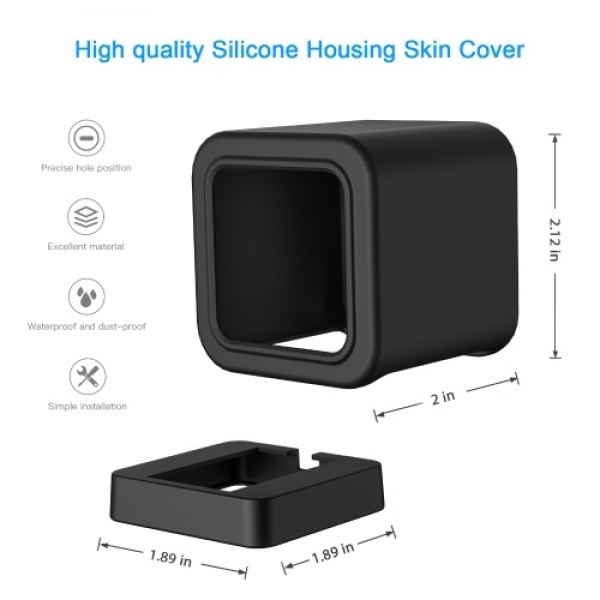 Compatible with Wyze Cam V3 Mount, Silicone Cover Protective Case Wall Mount Bracket with Wall Mount Base Holder Compatible with