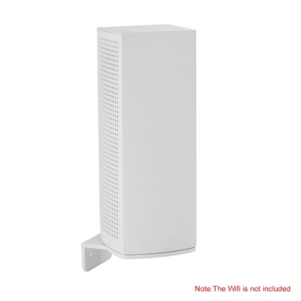 Wall Mount Bracket Stand Holder for Linksys Velop Tri-band Whole Home WiFi Mesh System, White 1 Pack