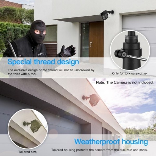 2 Sets Protective Housing Case Wall Mount Bracket