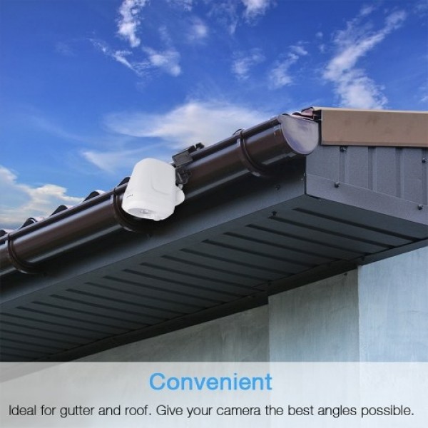 Weatherproof Gutter Mount BEAMS LED Light Adapter Compatible with Mr. Beams LED &amp; Next Generation LED Spotlight Netbright Ul