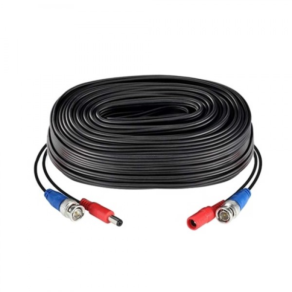 60ft /18.3m 2-in-1 Video Power CCTV Cable