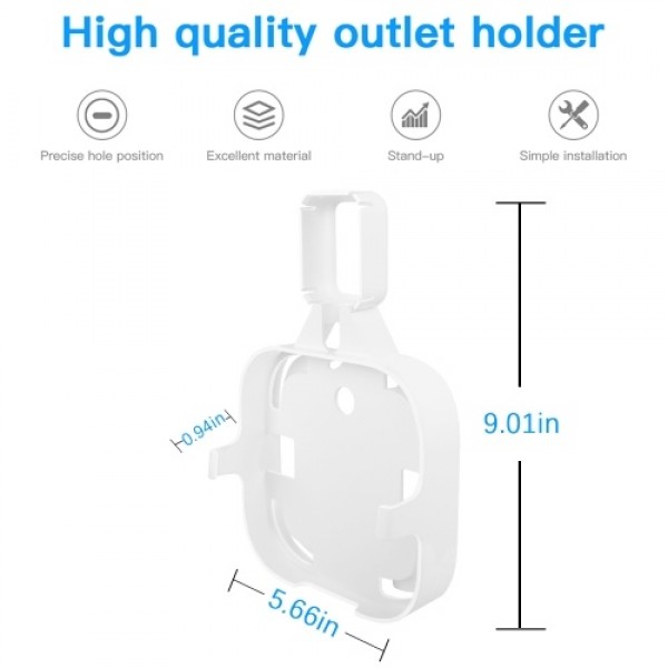 2PCS DF-1093 Wall Mount Holder Wall Mounting Holder Stand Bracket Compatible with EERO Pro 6 WiFi