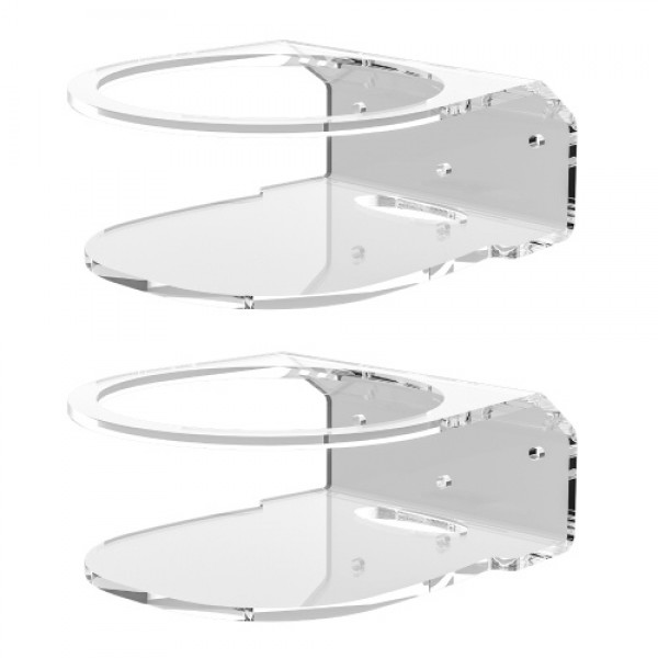 2 Pack Acrylic Wall Mount Bracket Compatible with Meshforce M7 Tri-Band, Transparent