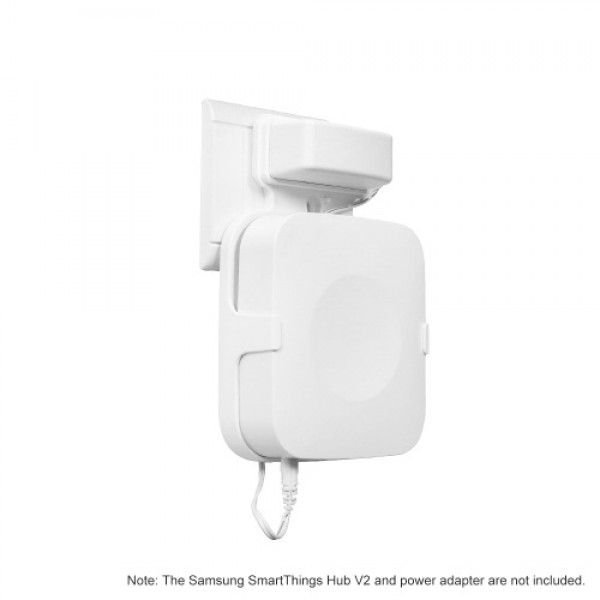 1PCS Wall Mount for Samsung SmartThings Hub V2,White