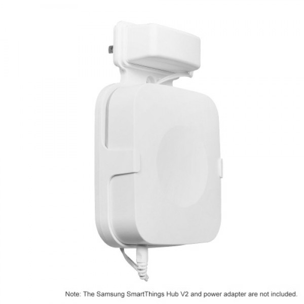 1PCS Wall Mount for Samsung SmartThings Hub V2,White