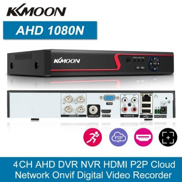 4CH 1080P Full High Definition Hybrid AHD/Analog/TVI/CVI/ DVR CCTV Digital Video Recorder