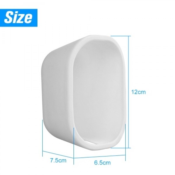 3 Pack Silicone Skin for Arlo Light Security Cameras Weatherproof UV-resistant Case , White