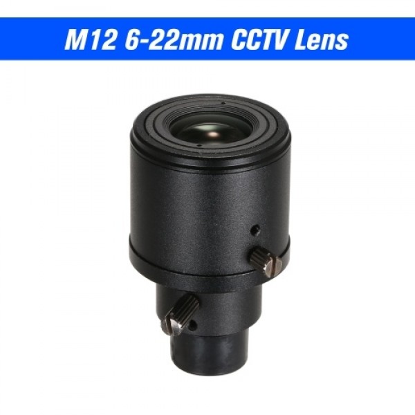 5.0 Megapixel Varifocal 6-22mm  Manual Focus Zoom 1/2.5"CCTV Camera Lens For Security Cameras