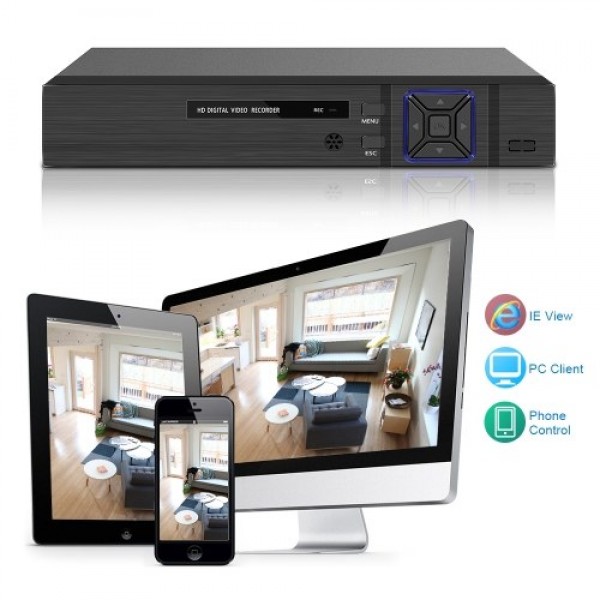 4CH 1080P Full High Definition Hybrid AHD/ONVIF IP/Analog/TVI/CVI/ DVR CCTV Digital Video Recorder