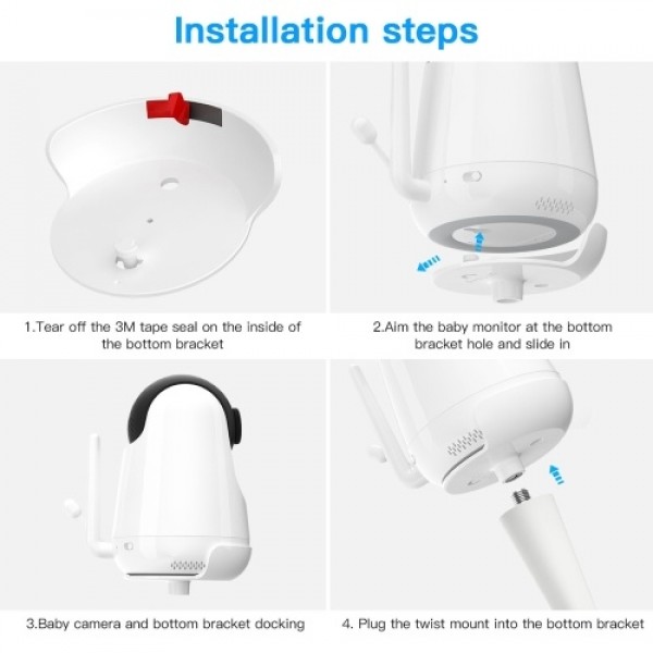 DF-1078+DF-3033 Baby Monitor Mount Bracket