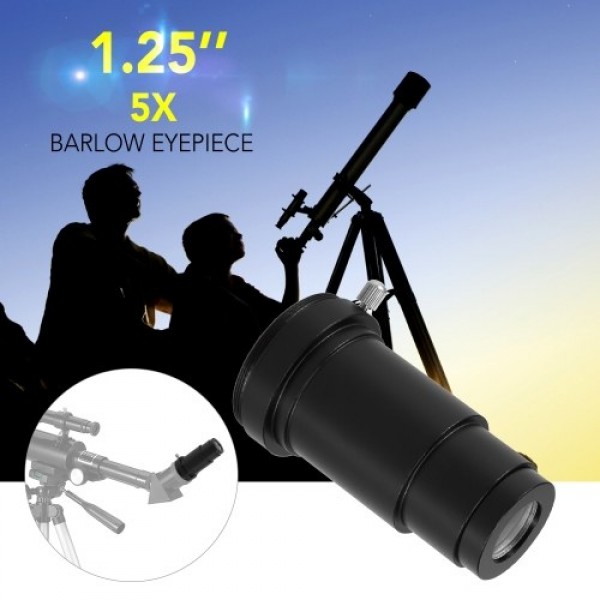 5X Barlow Eyepiece 1.25INCH Astronomical Telescope Eyepiece