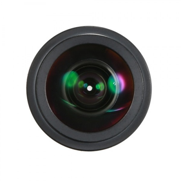 1.7mm Fisheye Lens HD 5.0 Megapixel M12 Mount 1/2.5" F2.0 For CCTV IP Camer