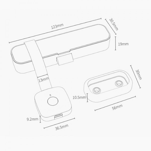 YEELOCK Smart Fingerprint Lock Keyless Drawer Lock ZNGS06YSB