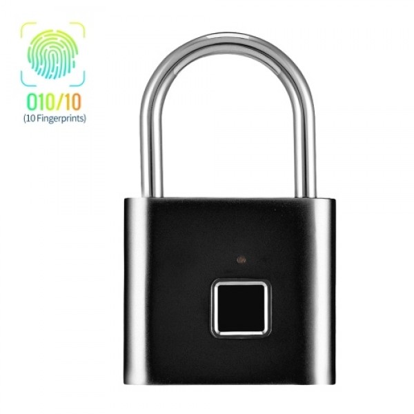 Smart Fingerprint Padlock Small Size Padlock Cabinet Fingerprint Lock Mini Fingerprint Lock