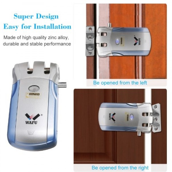 WAFU WF-018 Wireless Remote Control Lock Door Entry Intelligent Lock