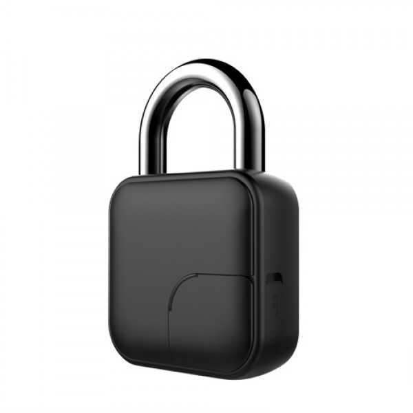 Smart Padlock Fingerprint &amp; APP Unlocking 300mAh Rechargeable Fingerprint BT Lock